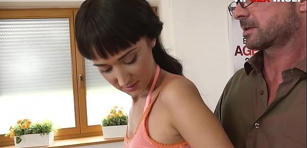  EXPOSED CASTING - Angie Moon David Perry - Sexy Russian Teenager Takes Big Cock From Naughty Porn Agent